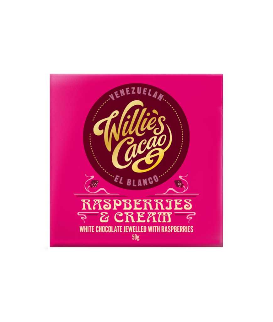 Willie's cacao Raspberry and cream, Venezuela 36%