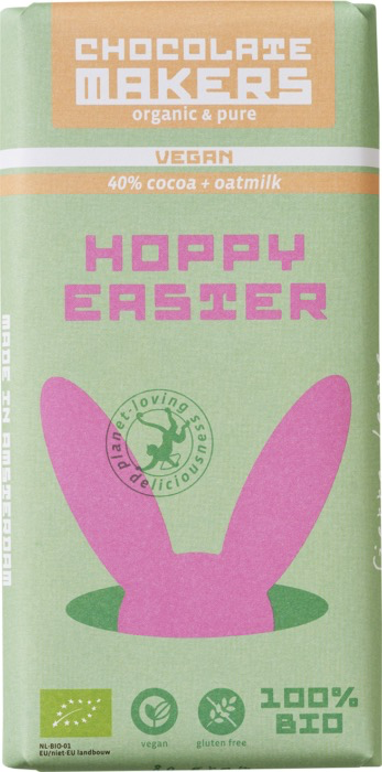 Chocolatemakers Hoppy Easter Vegan 40%