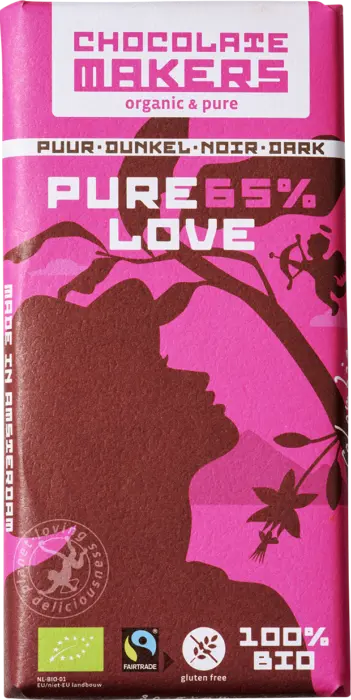 Chocolatemakers Pure Love puur 65% 