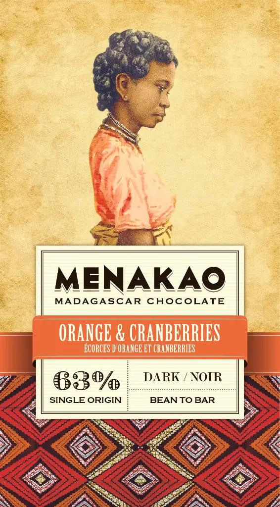 Menakao Madagascar Orange and Cranberries 63 procent