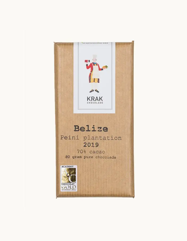 Krak Chocolade - Belize Peini Plantation 70 procent