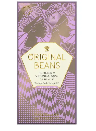 Original Beans Femmes de Virunga Dark Milk Congo 55 procent dark milk