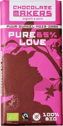 Chocolatemakers Pure Love puur 65% 