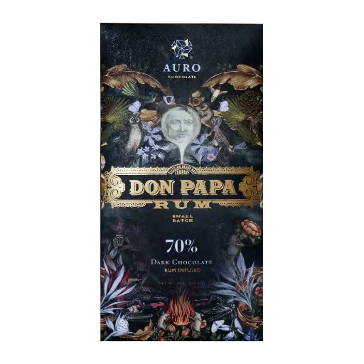 Auro x Don Papa Rum pure chocolate 70 procent