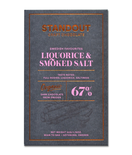 Standout Liquorice & Beech Smoked Sea Salt 67 procent