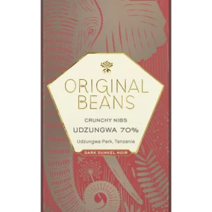 Original Beans Cru Udzungwa Tanzania 70 percent with nibs