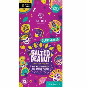 Auro Salted Peanut 47% Vegan Milk Chocolate