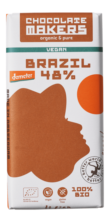Chocolatemakers Brazil 48 percent vegan Demeter
