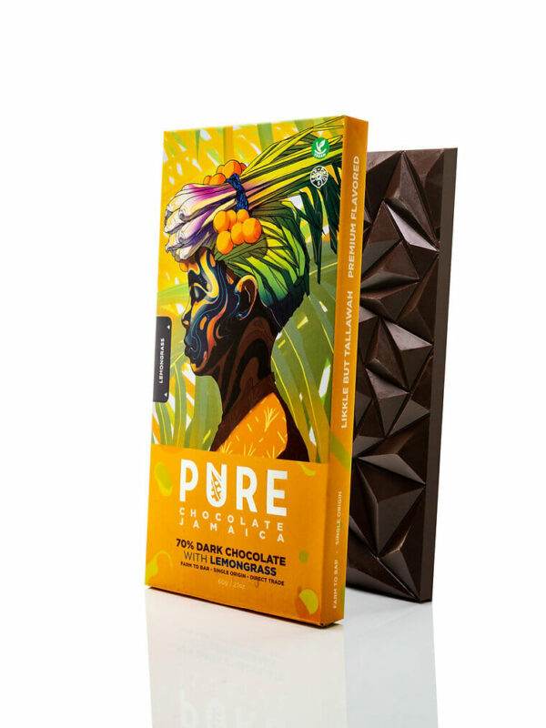 pure chocolate company met citroengras 70 procent