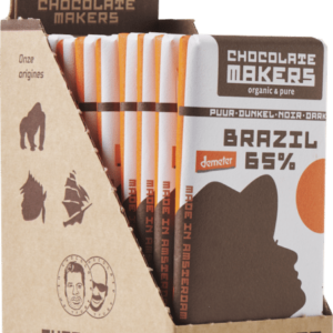 chocolatemakers brazil 65 procent hazelnoot vegan demeter